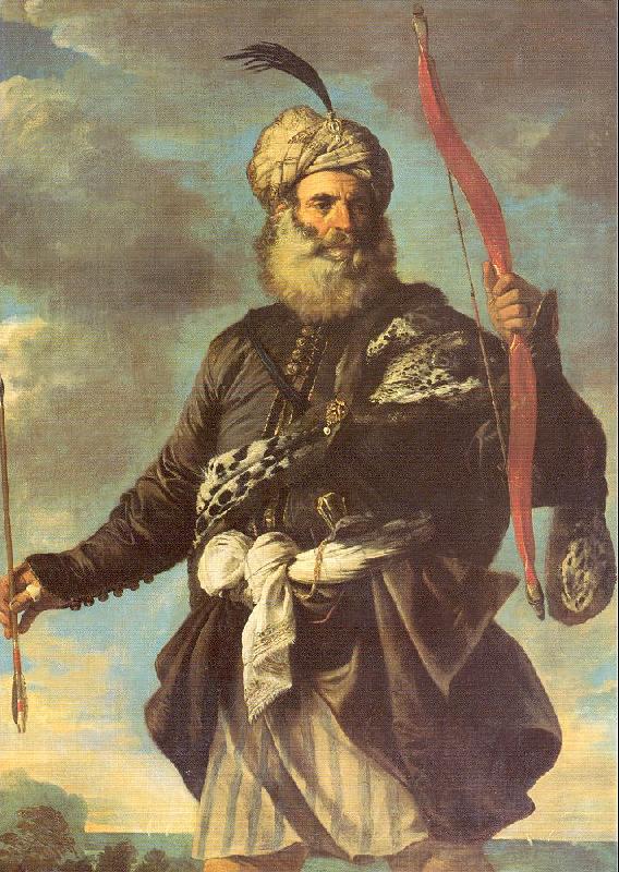 MOLA, Pier Francesco Barbary Pirate with a Bow Germany oil painting art